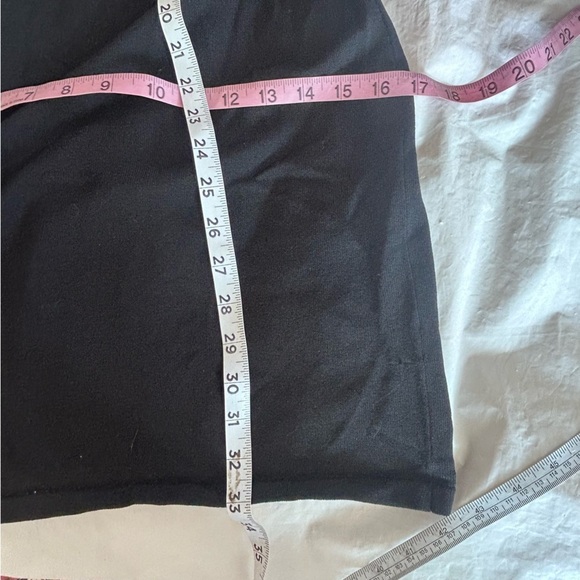 LAUREN RALPH LAUREN Stretch Knit Wednesday Addams Dress White Collar Cuffs XS - Picture 10 of 10